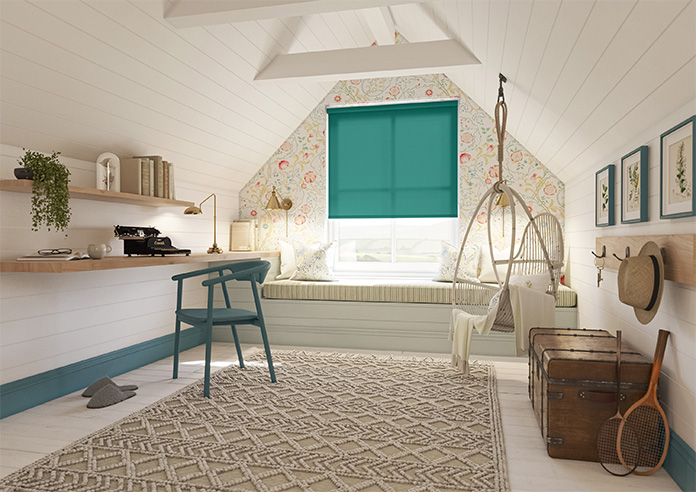 Roma (FR), Ocean Green - Roller Blind - Image 7